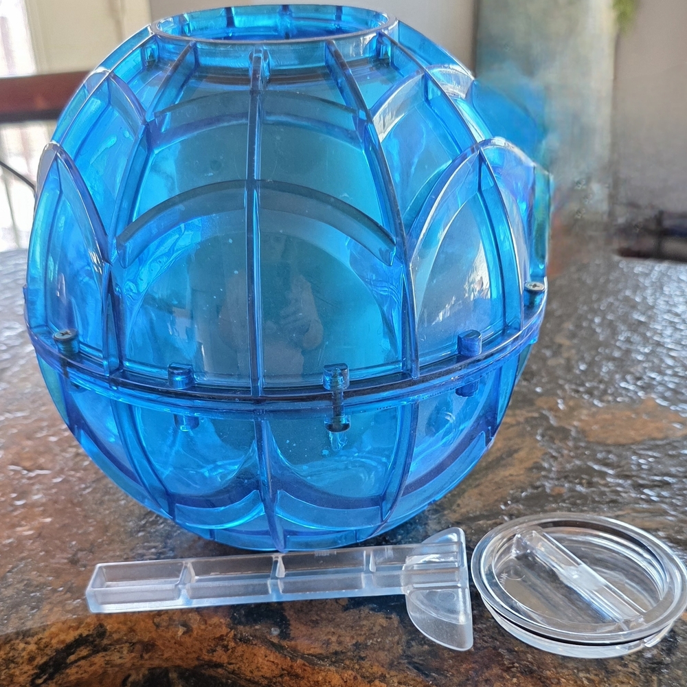 Blue Transparent Puzzle Sphere